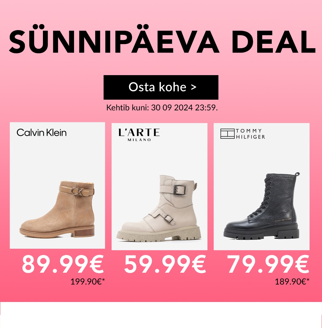 SÜNNIPÄEVA DEAL: pool- ja säärsaapad!