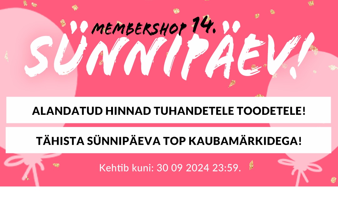 MemberShopi kõik sünnipäevatooted!