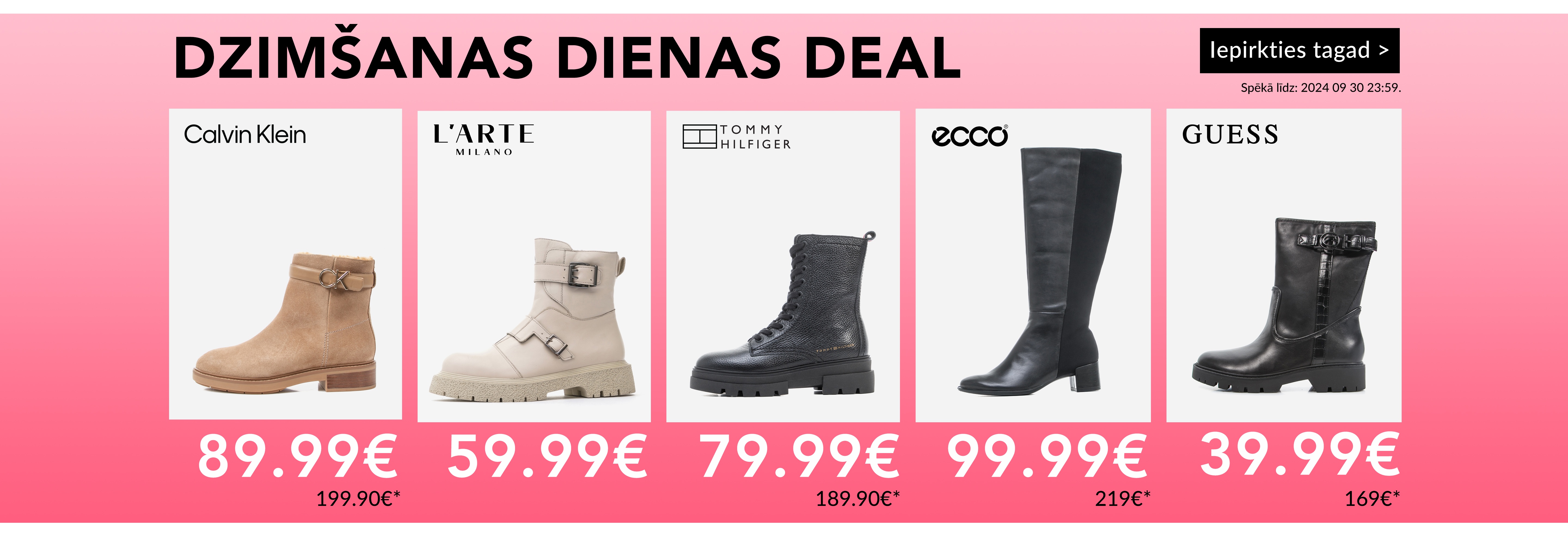 DZIMŠANAS DIENAS DEAL: zābaki un garie zābaki!